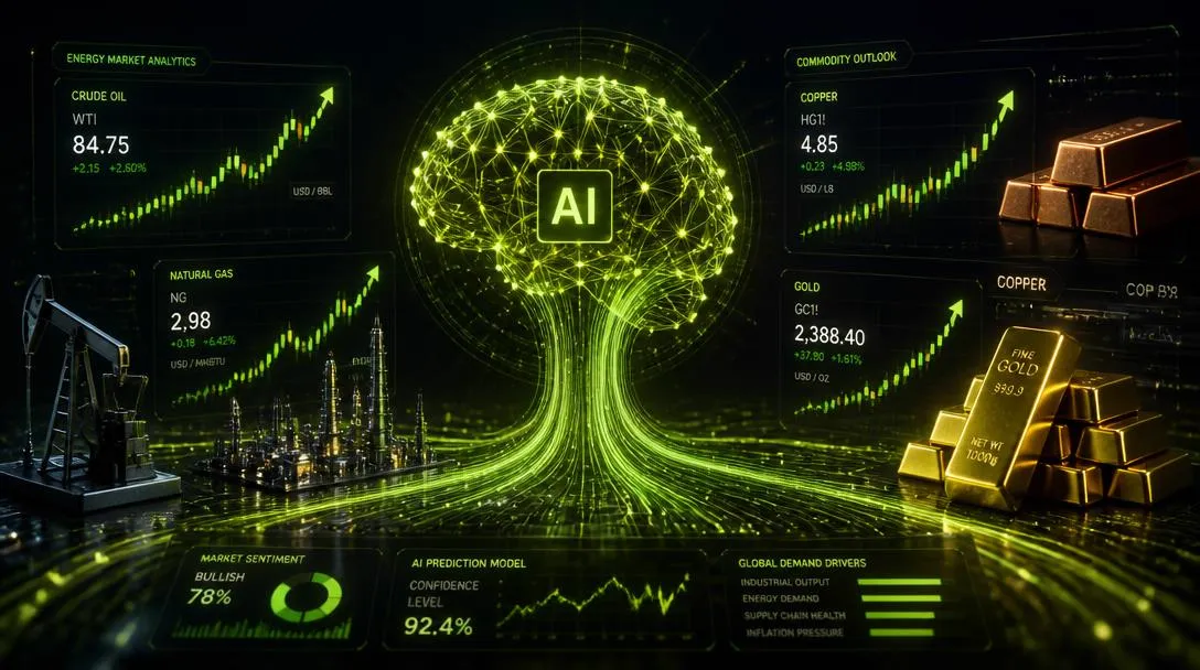 Bison Aktionscode AI analyzing commodity market data
